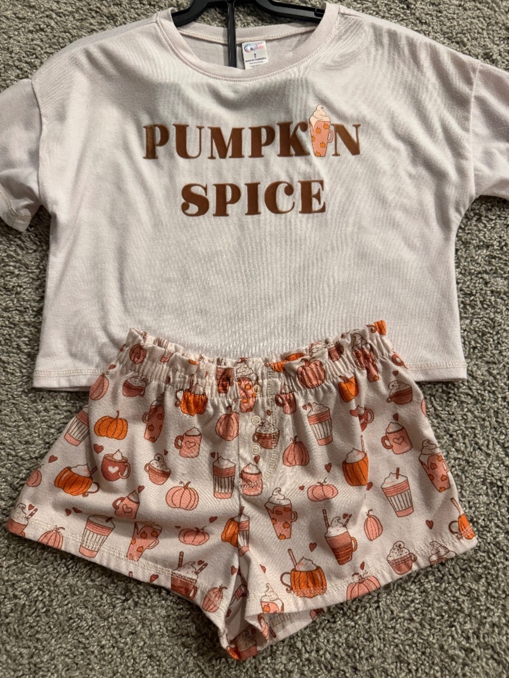 Pajama shorts set